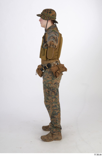 Photos Casey Schneider A pose in Uniform Marpat WDL standing…
